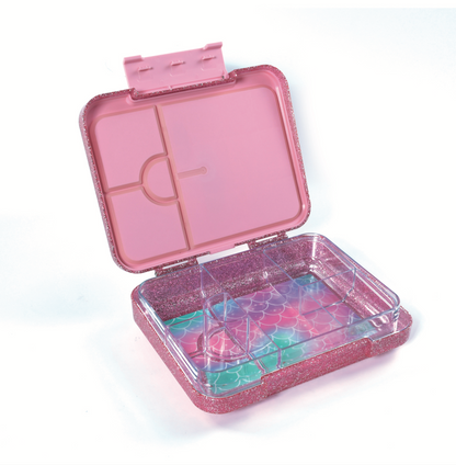 Essen Bento Large Lunch Box - Sparkle Pink Mermaid