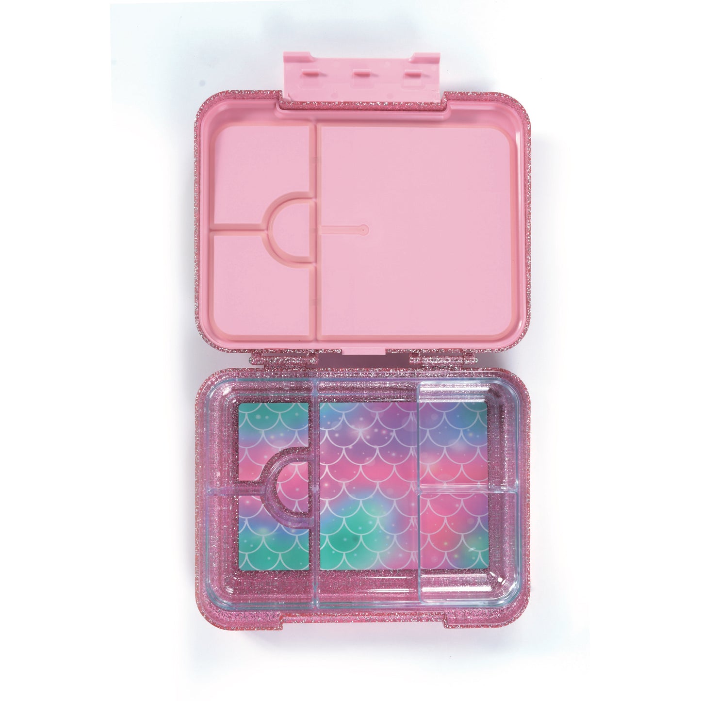 Essen Bento Large Lunch Box - Sparkle Pink Mermaid